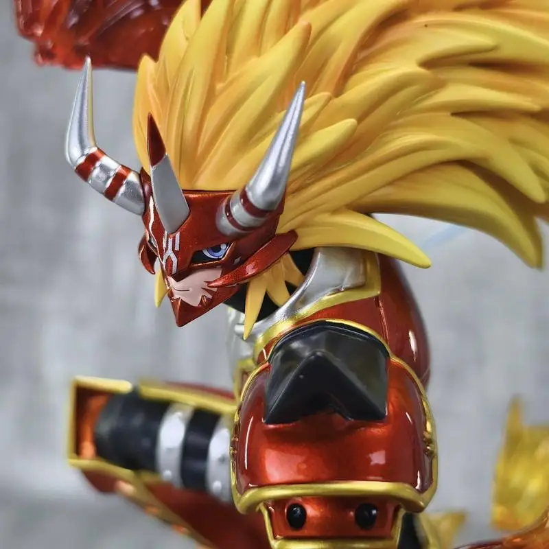 Figurka Anime Digimon Zombie Car Agnimon Model do Składania Figurka Akcji Ozdoba Statuetka Kanbara Takuya na Prezent Urodzinowy dla Dzieci