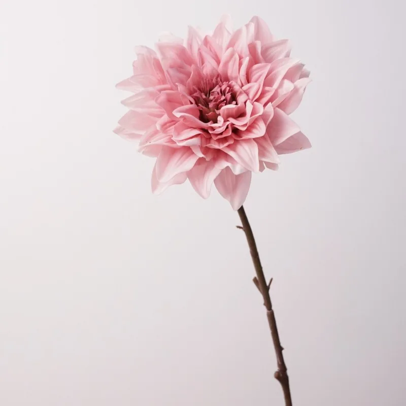4 Stück hochwertige feuchtigkeitsspendende Dahlien, künstliche Blumen mit echtem Touch, Heimdekoration, Kunstblumen, Dahlien, Hochzeitsdekoration, Partytischdekoration, Flores – Detail 1