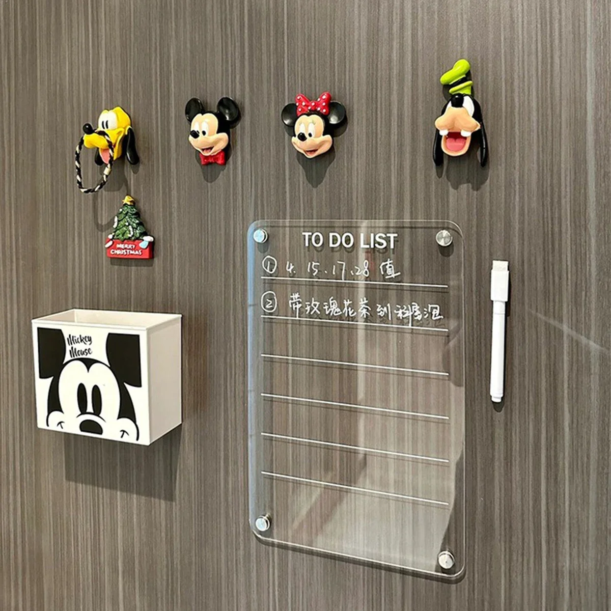 Magnetic Transparent Acrylic Message Board Reusable Weekly Monthly Planner Office Organization School Supplies for Home Business