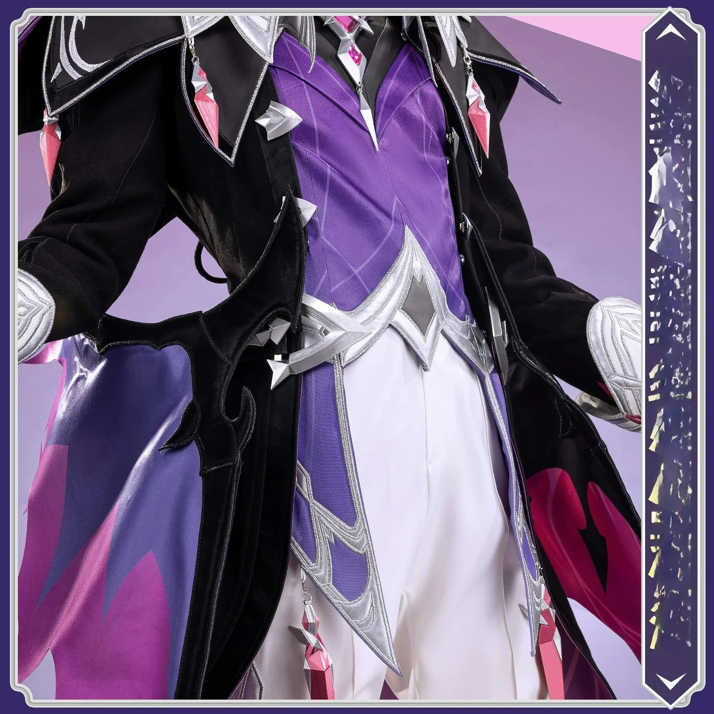【在庫あり】デュリン コスプレ衣装 ゲーム原神 白黒 ハロウ - Cosplay Anime Black のレビューと価格