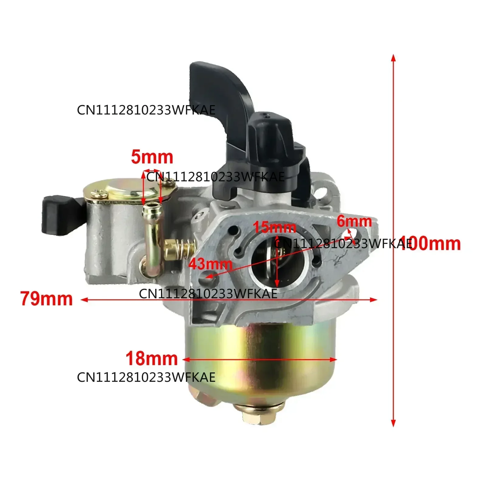 For Honda G100 GXH50 Petrol Set Metal Spare Cement Carburetor Mixer Belle Replacement Engine 4-Stroke Part Practical