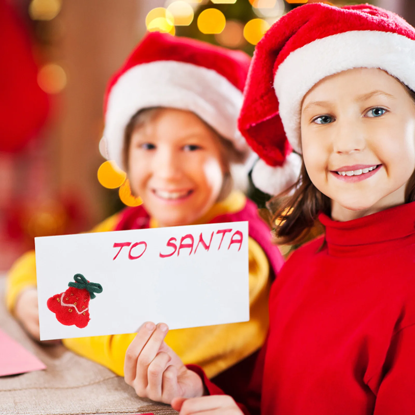 

3Pcs Wool Felt Christmas Bell Patches DIY Clothes Decoration Xmas Tree Ornament Xmas Supplies Christmas Bell Patches