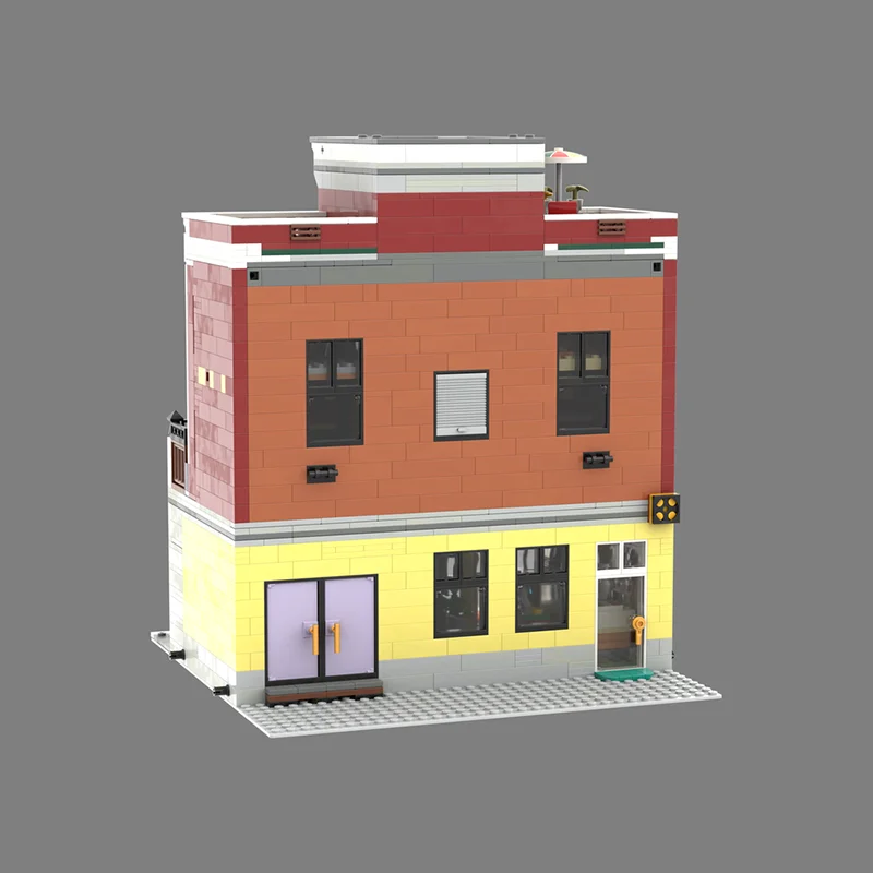 2635 قطعة MOC سينما البديل بناء نادي الجاز وحدات Streetscape نموذج اللبنات البناء هدايا عيد الميلاد لعب الاطفال