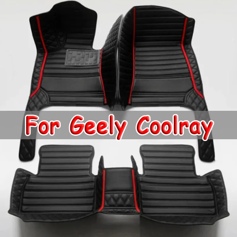

Автомобильные коврики для Geely Coolray 2019 2020 2021 2022 2023, пользовательские автомобильные подушечки для ног, автомобильный ковер, аксессуары для интерьера
