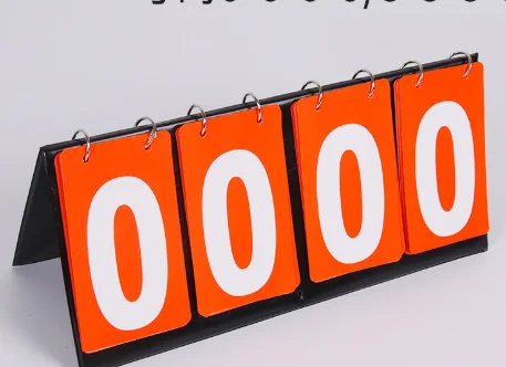 4 Digit Scoreboard Sports Competition Scoreboard for Table Tennis Basketball Badminton Football Volleyball Referee Score Board