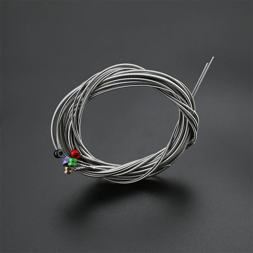 Pack of 5 Bass String Craftsmanship Upgraded Parts Music Wire Replaced Part