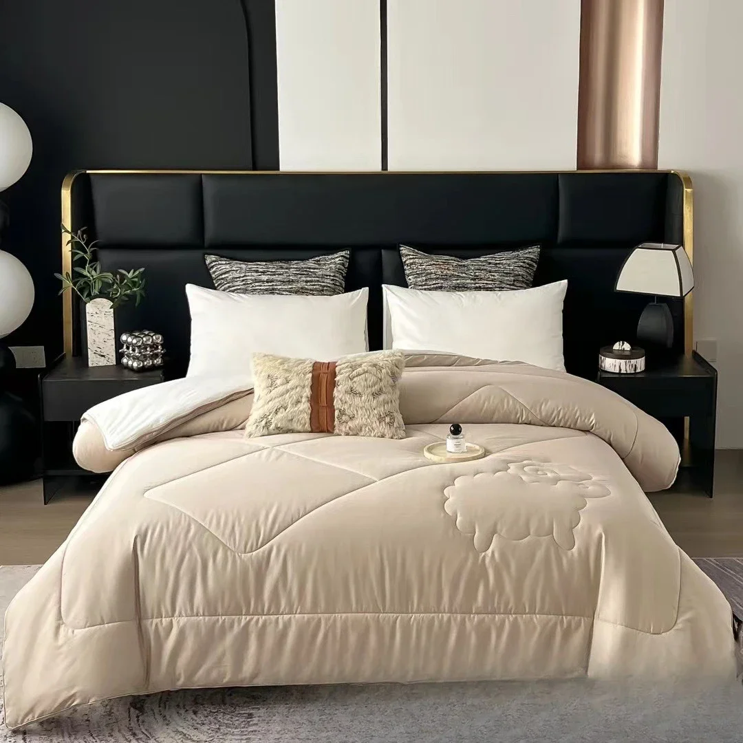 Silk, mother and child quilt, skin-friendly, moisture absorption, perspiration, winter quilt, home, four seasons