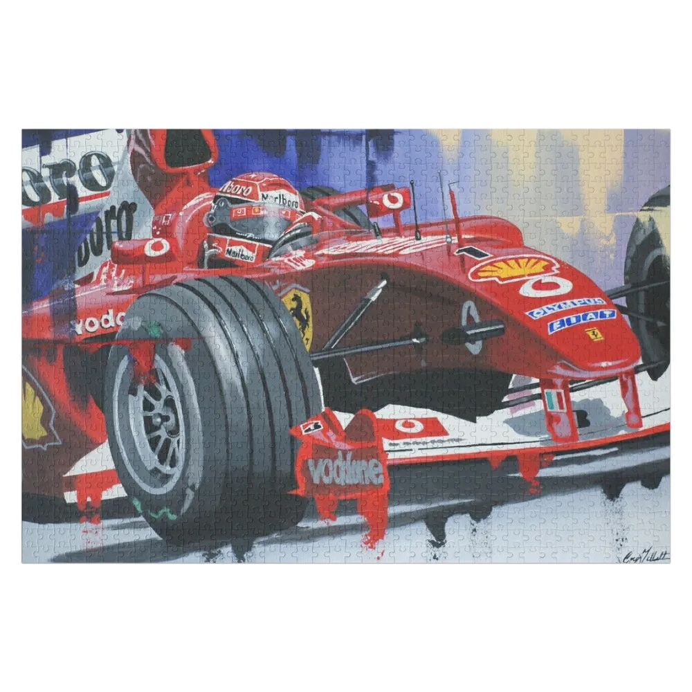 MICHAEL SCHUMACHER by Greg Tillett Jigsaw Puzzle Animal For Children Custom Jigsaw Wooden Adults Puzzle
