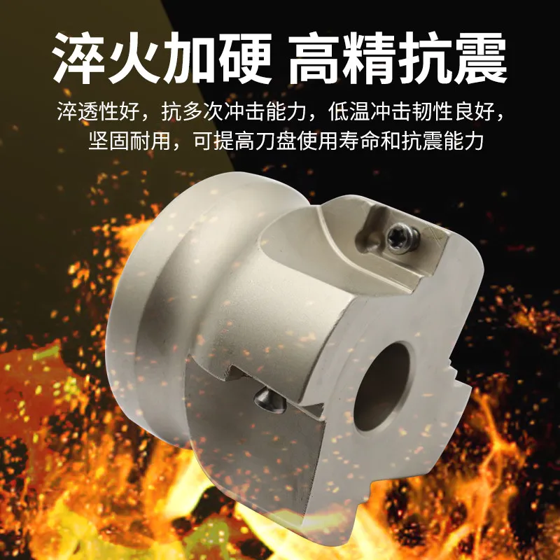 

BAP400R CNC Milling Cutter Head 1604 Corner Radius Cutter Disc 50 63 125 Right Angle Plane Milling Tool