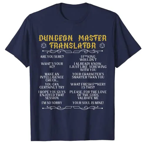 Gaming Master Tabletop Board Game RPG Gamer Gaming Dungeon T-Shirt Gifts Funny Game-Geeks Graphic Tee Tops Short Sleeve Blouses