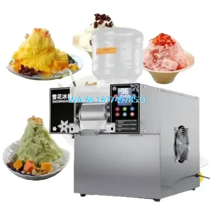 Wmwmnu for Stainless Steel Snow Ice Cream Maker Snowflake Ice Maker Flake Cream Crusher