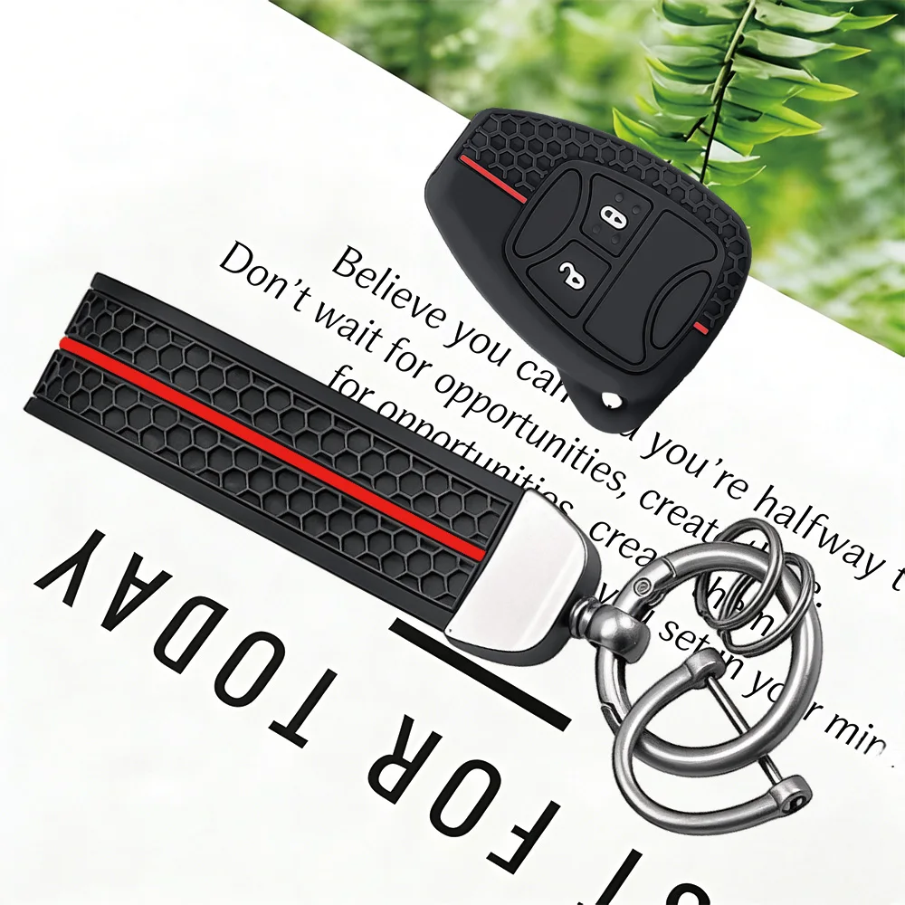 Keychain For Dodge Avenger Caliber For Jeep Grand Cherokee Compass Patriot For Chrysler 300c Voyager PT Cruiser Key Case Cover