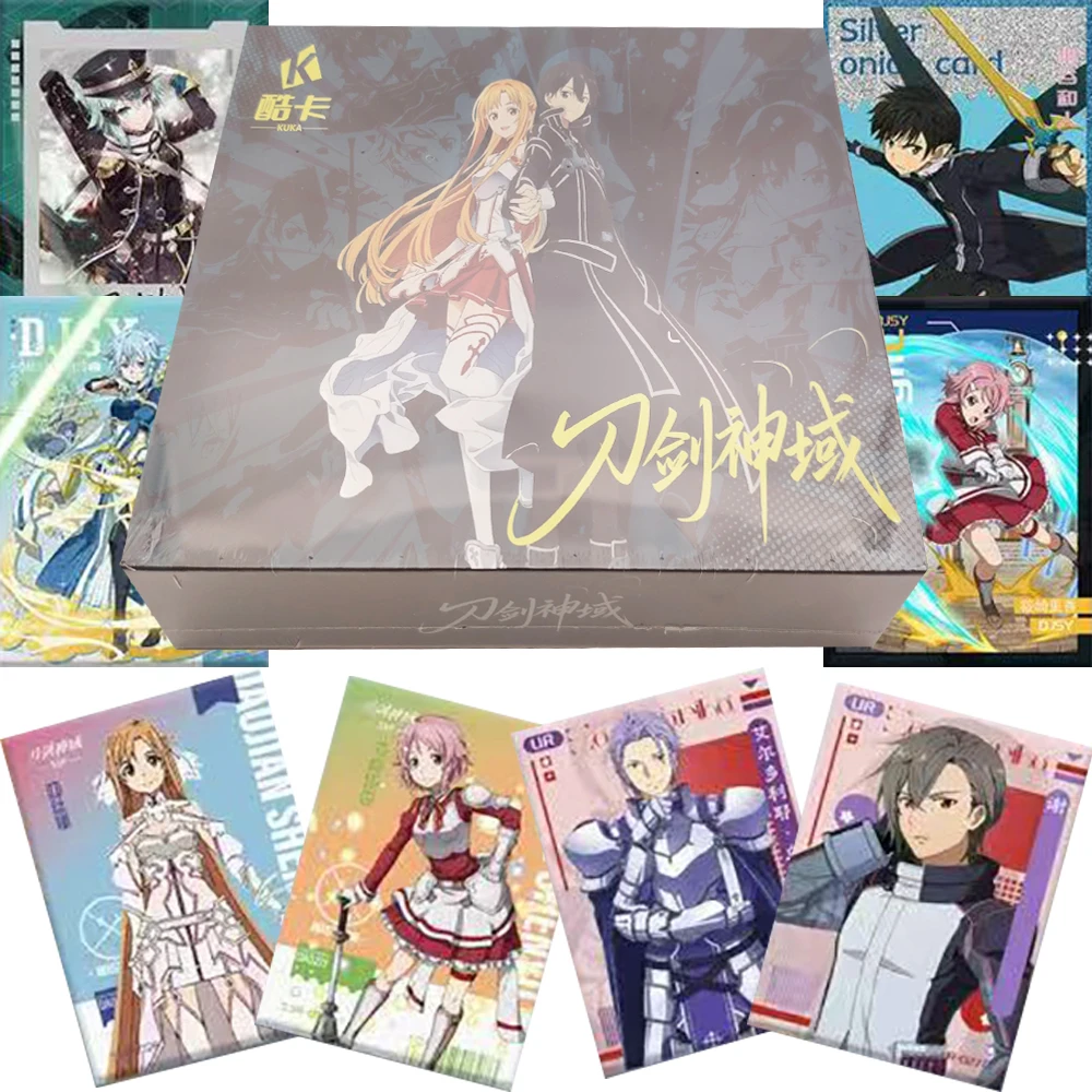 Anime Sword Art Online‌ Surprise Collection Cards Kirigaya Kazuto Yuuki Asuna Sweet Romantic CP Cards Fans Hobbies Toys Gifts