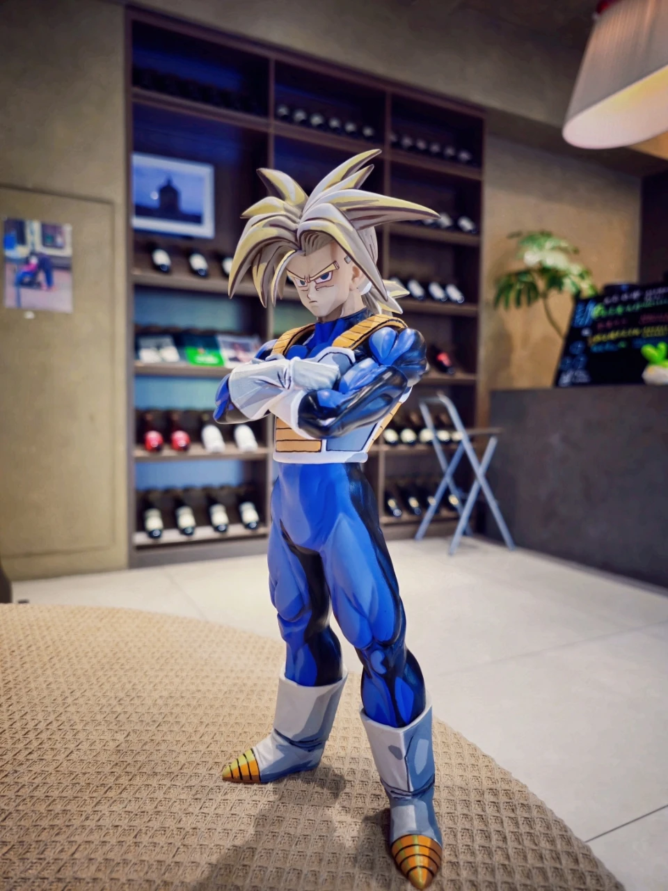 IN VOORRAAD Dragon Ball Z Toekomst Trunks SSJ Anime Figuren LK Model Staande Standbeeld Collectable Ornament Action Beeldje Speelgoed Geschenken