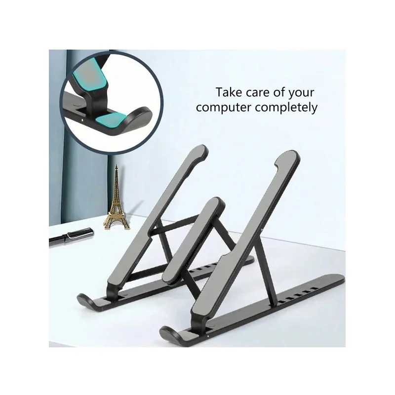 Portable ABS Laptop Holder Stand Aluminum Alloy Foldable 7 Portable ABS Laptop Holder Stand Aluminum Alloy Foldable