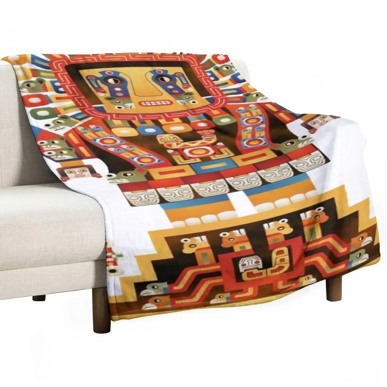 Viracocha Inca Mythology Throw Blanket cosplay anime Soft for sofa Bed covers Soft Plush Plaid Sofa Throw Blankets
