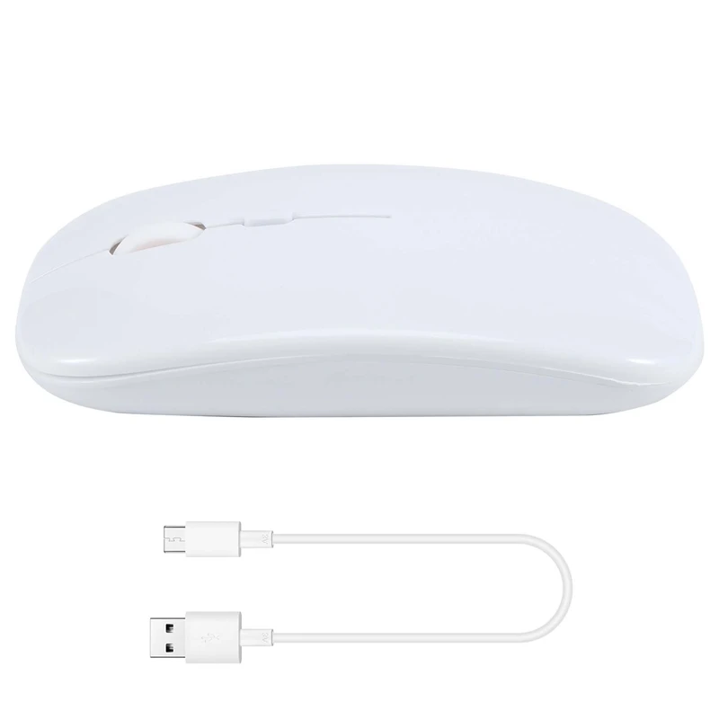 AT14 Rechargeable Wireless Bluetooth Mouse For Apple  Air Pro Retina 11 12 13 15 16 Mac Book Laptop Wireless Mouse