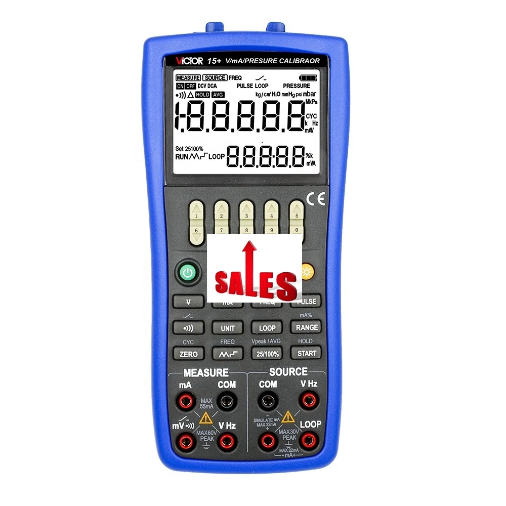 

15+ V/mA Pressure Calibrator Calibrating pressure transmitter pressure switch Voltage Current Calibrator Source and Measure