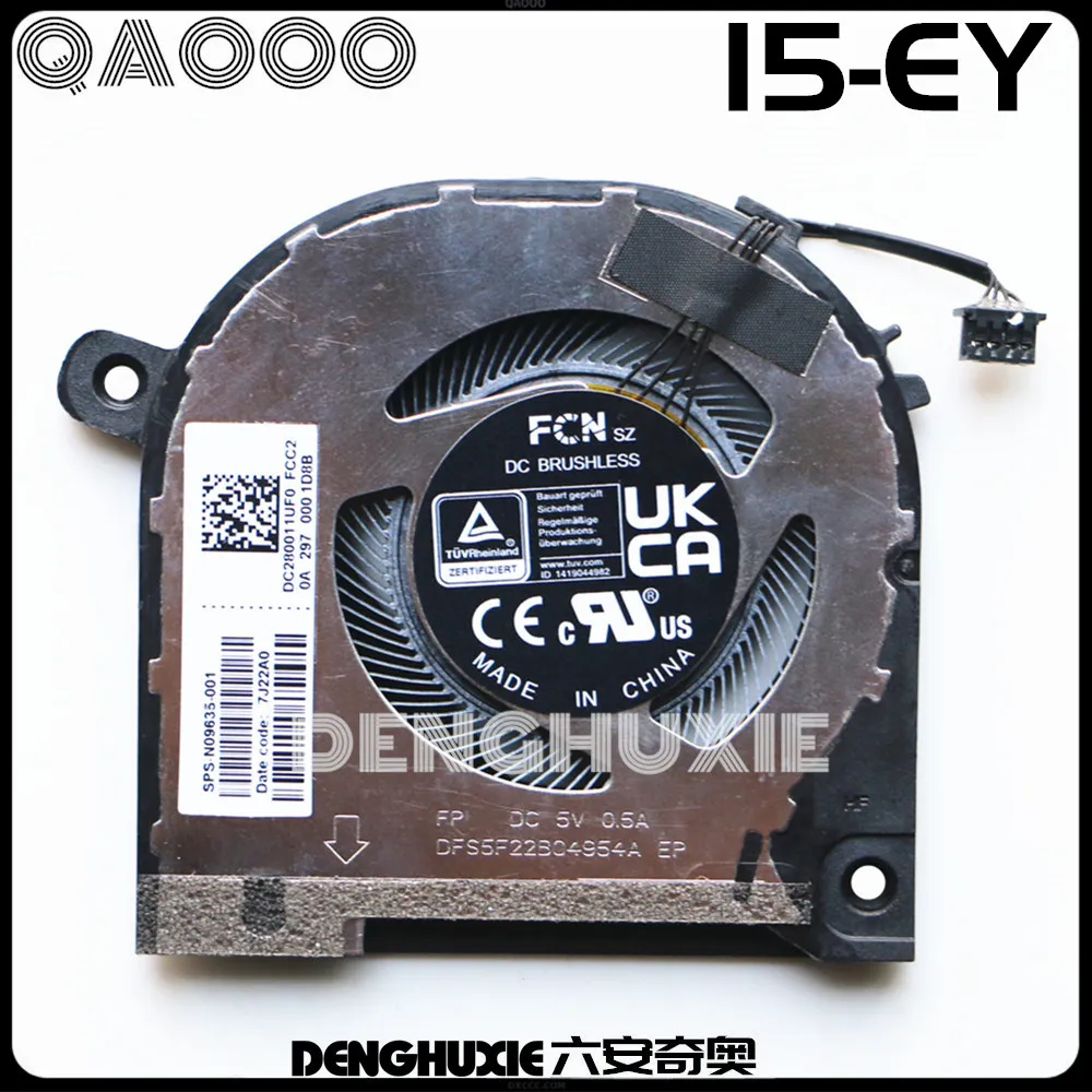 N09635-001 ل HP 15-EY 15-EY0013DX 15-EY0023DX وحدة المعالجة المركزية مروحة التبريد