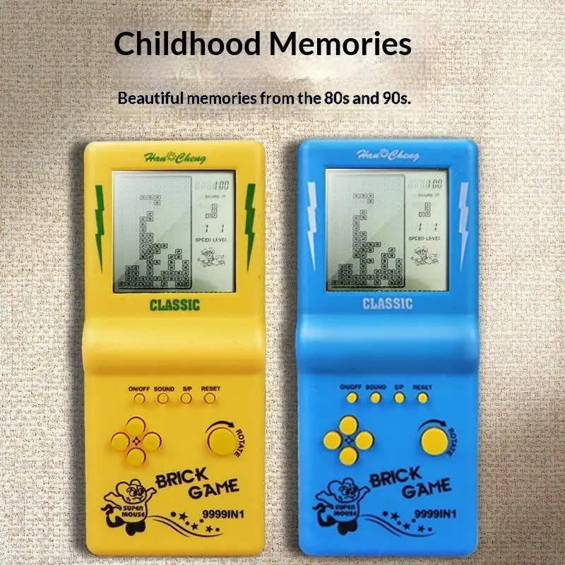 3.5 Inch Handheld Retro Game Console For Kids Tetris Puzzle Toy With Classic Games Built In Perfect For Gifts Travel