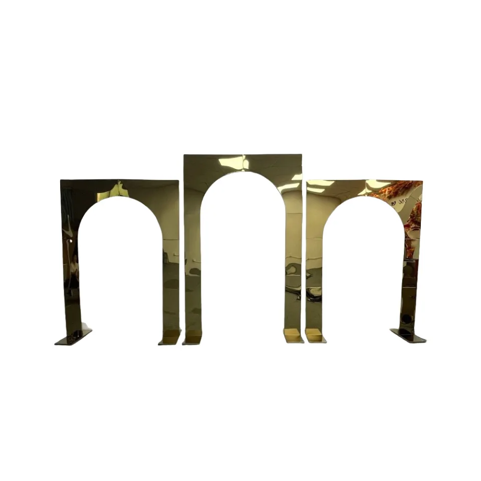 

Wedding Arch Set Background Flower Stand Birthday Party Outdoor Balloon Arch Decoration Irregular Shape Stand
