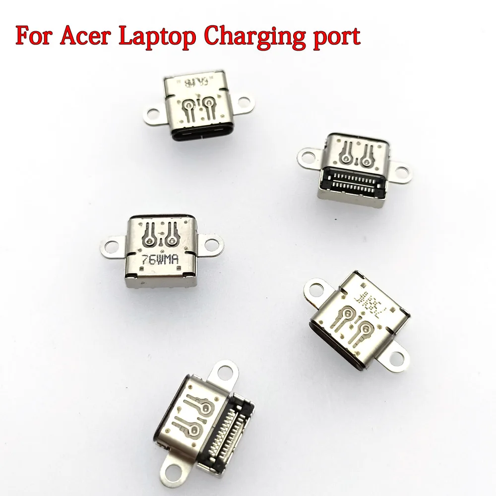 24 Pin Female Tail Plug USB-C Jack Connector Suitable For Acer Laptop Charging Port USB 3.1 Female TYPE-C Built-in Interface