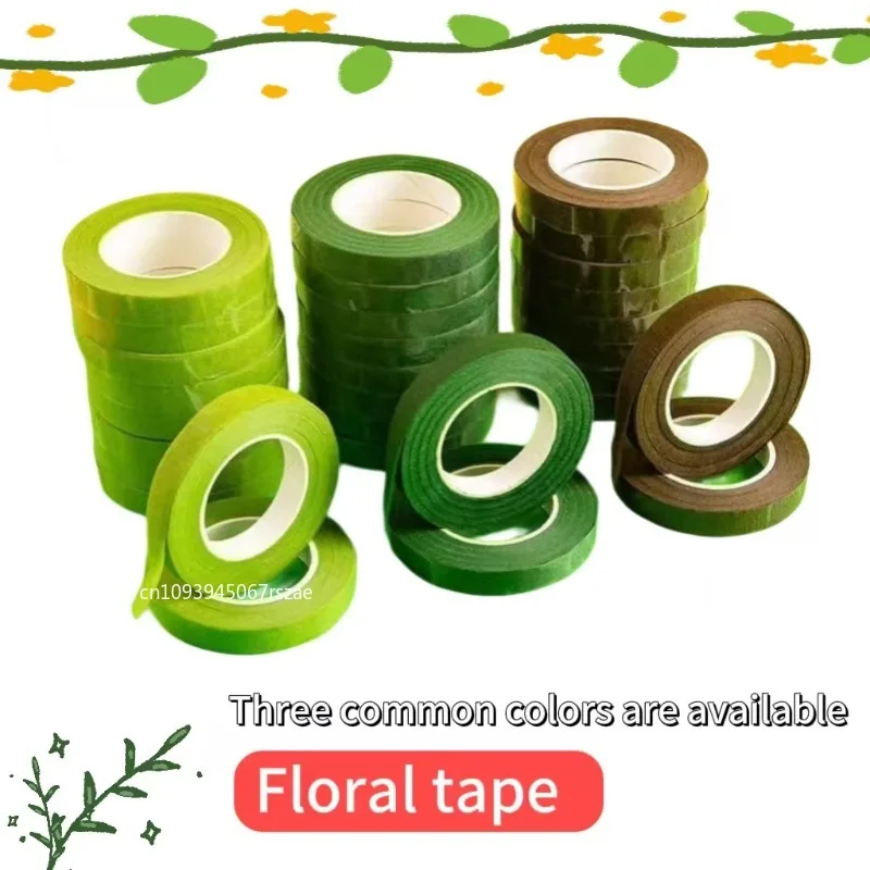 

1pc Waterproof Self-Adhesive Floral Stem Tape DIY Bouquet Wrapping Decor for Wedding Floral Arrangement