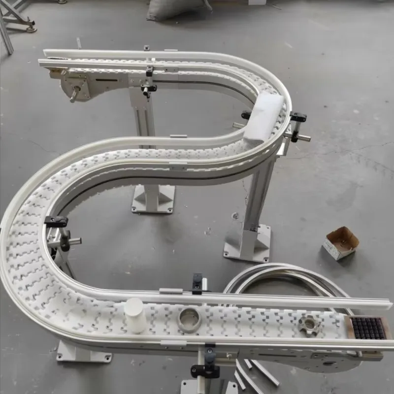 Adjustable Speed Flat Small Conveyor White Food Grade Mini Desktop Industrial Belt