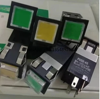Button PS5D-AS, Green, Yellow, Red, Brand New Genuine Product