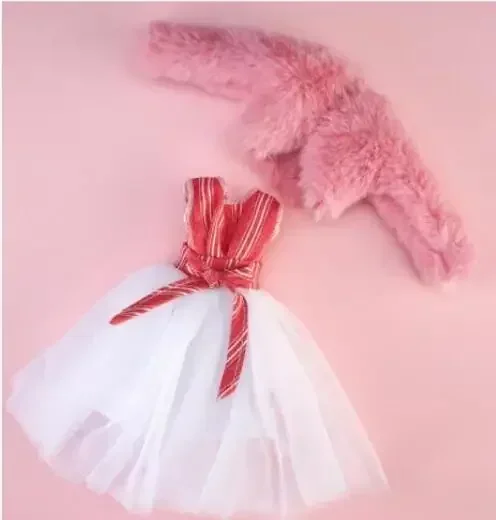 TA10 Giocattolo bellissimo vestito cappotto rosa viola abiti per le tue bambole 1/6 FR FR2 Xinyi ST Bbie