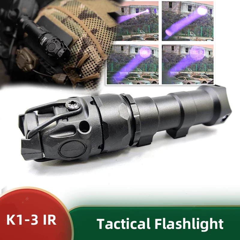 Tactical Metal KIJI K1 K1-3 IR Adjustable Scout Light 850nm Illumination with Original  Markings Fit 20mm Rail