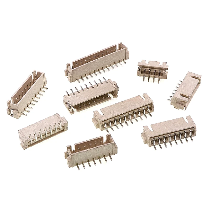 20/50Pcs XH2.54mm 2/3/4/5/6/7/8/9/10 Pin Header Connector SMD Horizontal / Vertical Terminals Wire Socket JST XH Connectors