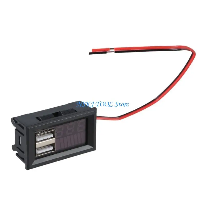 

L8RC Voltmeter Tester Monitors for DC12V Car Motorcycles Mini Meter