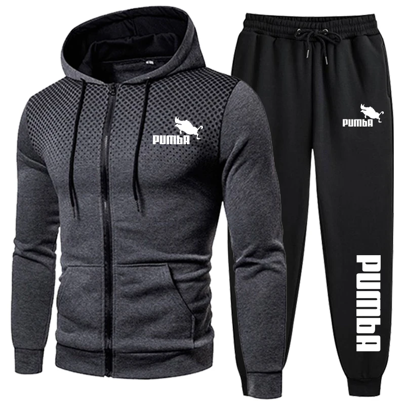 Gorąca sprzedaż Wysokiej jakości męska bluza z kapturem Jogging Outdoor Codzienny zamek błyskawiczny Męski dres Płaszcz Top Jesień Zima