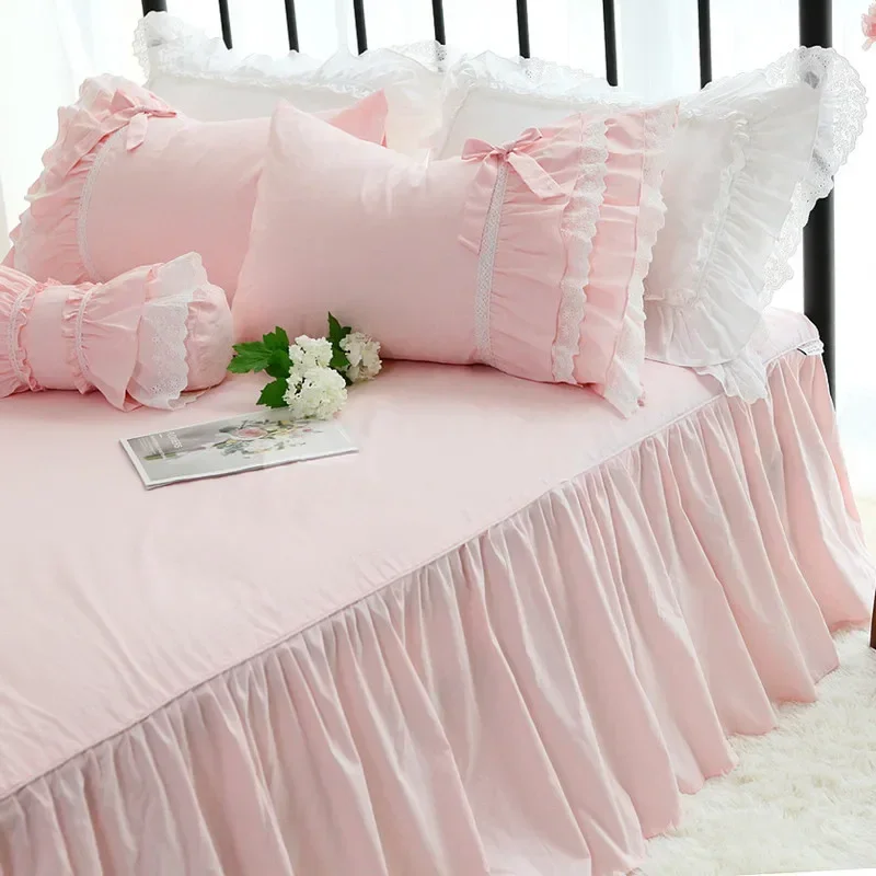 Princess Pink brief bed covers and bedspreads queen100% cotton bed spread king size elegant bed sheet coverlets custom cover