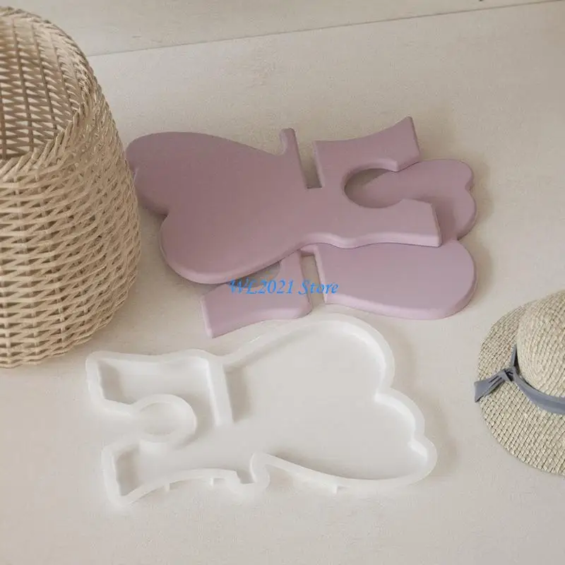 

G5GC Portable Bookrest Molds Butterfly Book Holder Mold for Students and Professional