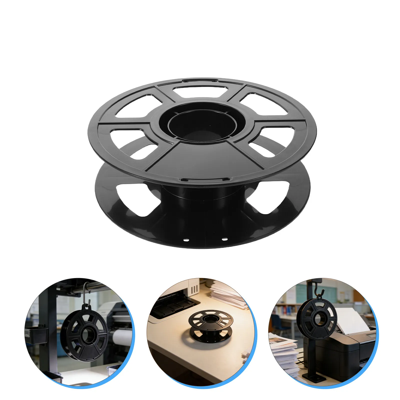 

Набор из 6 многоразовых органайзеров для 3D-филамента: легкие пластиковые держатели-катушки для непрерывной печати, комплект для намотки филамента