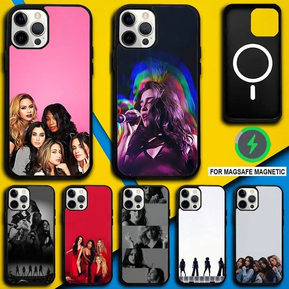 

F-Fifth H-Harmony Phone Case For iPhone 17,16,15,14,13,12,11,Pro,Max,Plus,Mini,SE4,E Magnetic Magsafe Wireless Charging