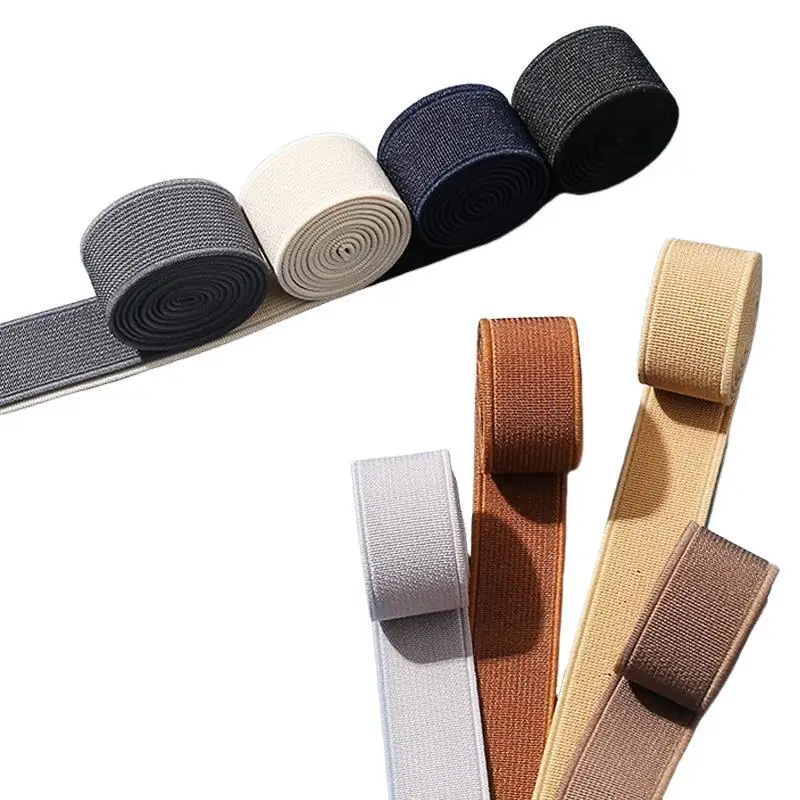 3 Meter dehnbares farbiges Gummiband, hochelastisches Gummi zum Nähen, Basteln, Spitzenbesatz, DIY, Heimbedarf, Bekleidungszubehör – Detail 3