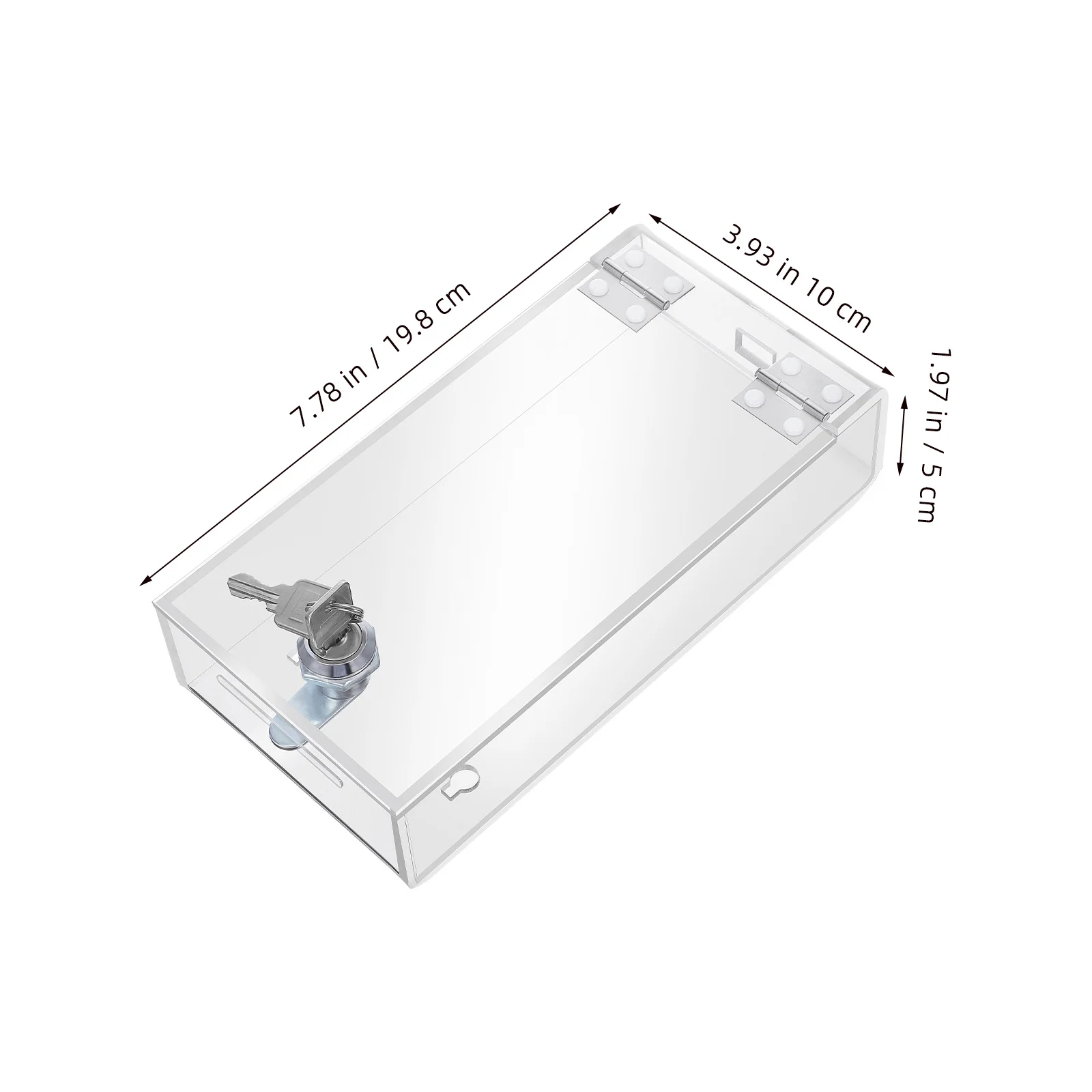 صناديق قفل للهاتف المحمول، حافظة قفل أمان للهاتف الشفاف، حاوية تخزين متنقلة لسطح المكتب، منظم إدارة الوقت للموظف #4