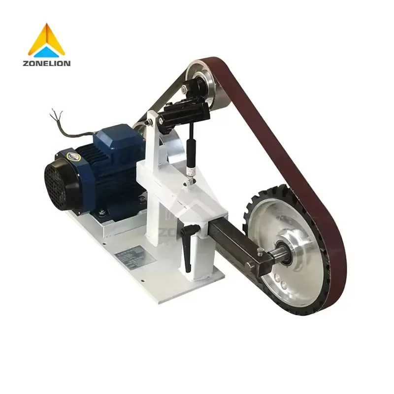 Industrial Sand Belt Grinding Machine Belt Grinder Knife Contact Wheel
