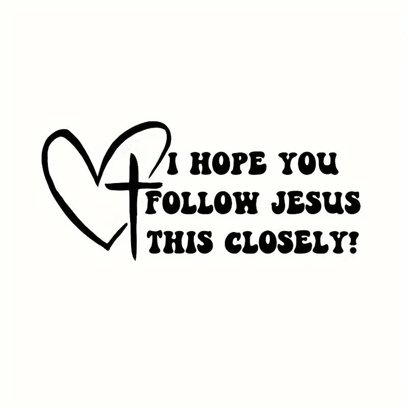 [Jesus Vinyl Decal] Weather-Resistant Vinyl Decal Sticker - 