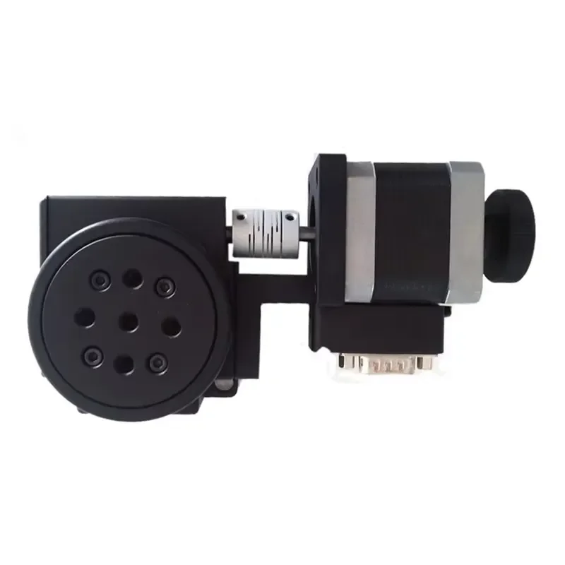 for PDV PX110-60 Motorized Rotary Table 60mm Bearing Optical Rotary Platform New for Testing Instrument Products