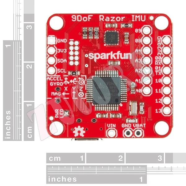 ROS Robot Sensor 9DoF Razor IMU 9-axis Sensor Attitude MPU-9250