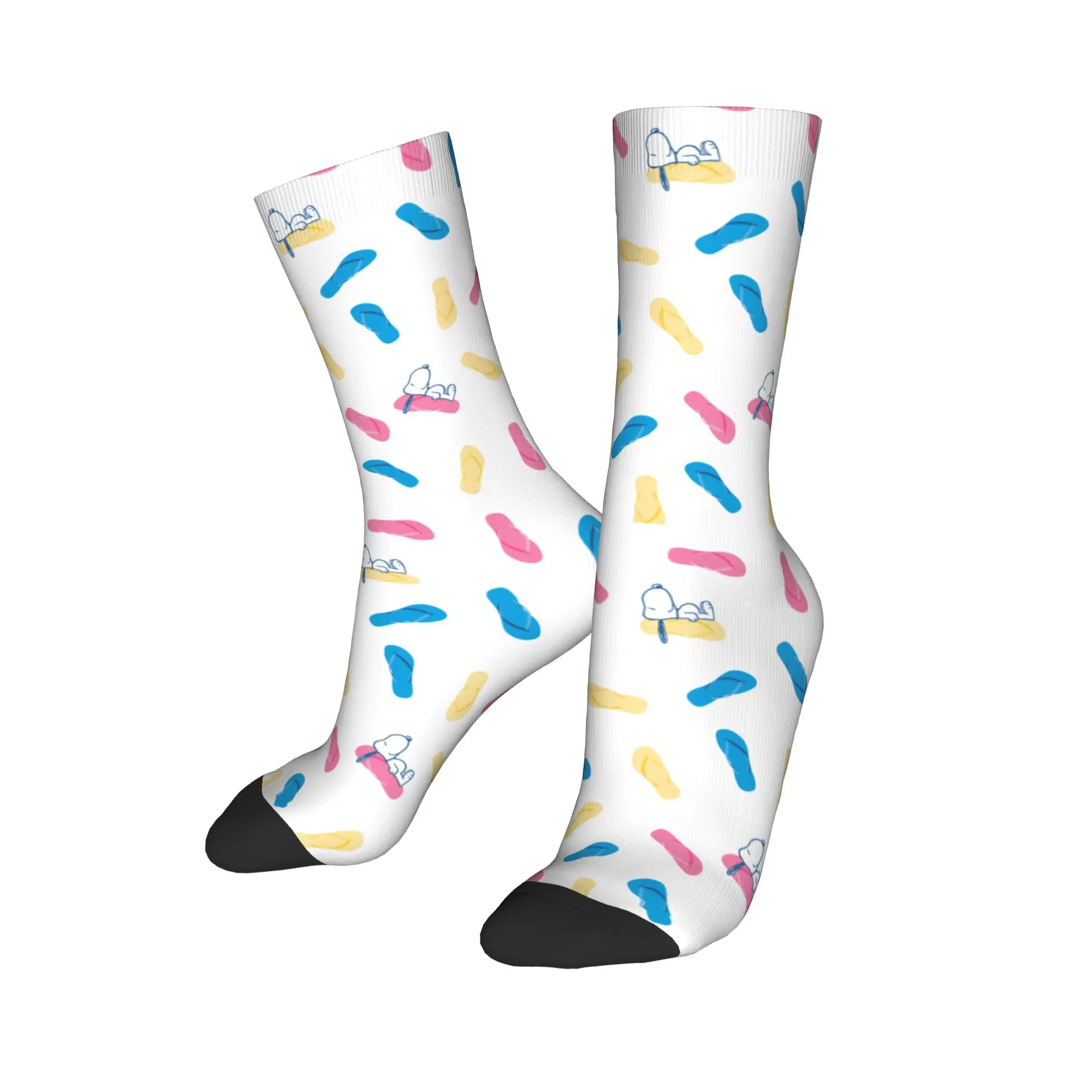 Snoopys Cartoon Socks Men Women Polyester Fashion  Socks Hip Hop Spring Summer Autumn Winter Middle Tube Socks Gifts