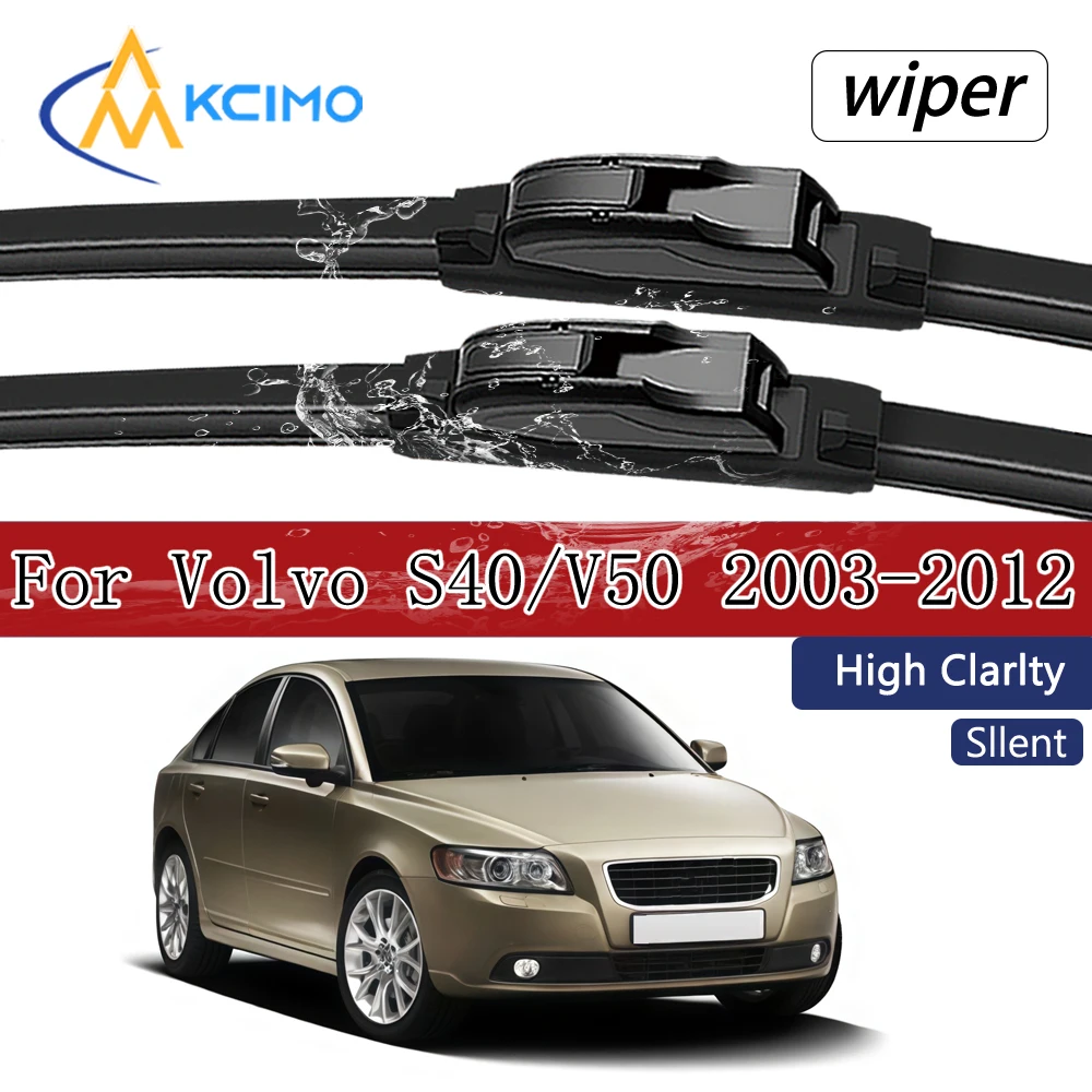 Frontscheibenwischer-Set OE Direktpassend für Volvo S40/V50 2003-2012 Garantierte Passform Fahrer- und Beifahrerseite Windschutzscheibenwischer