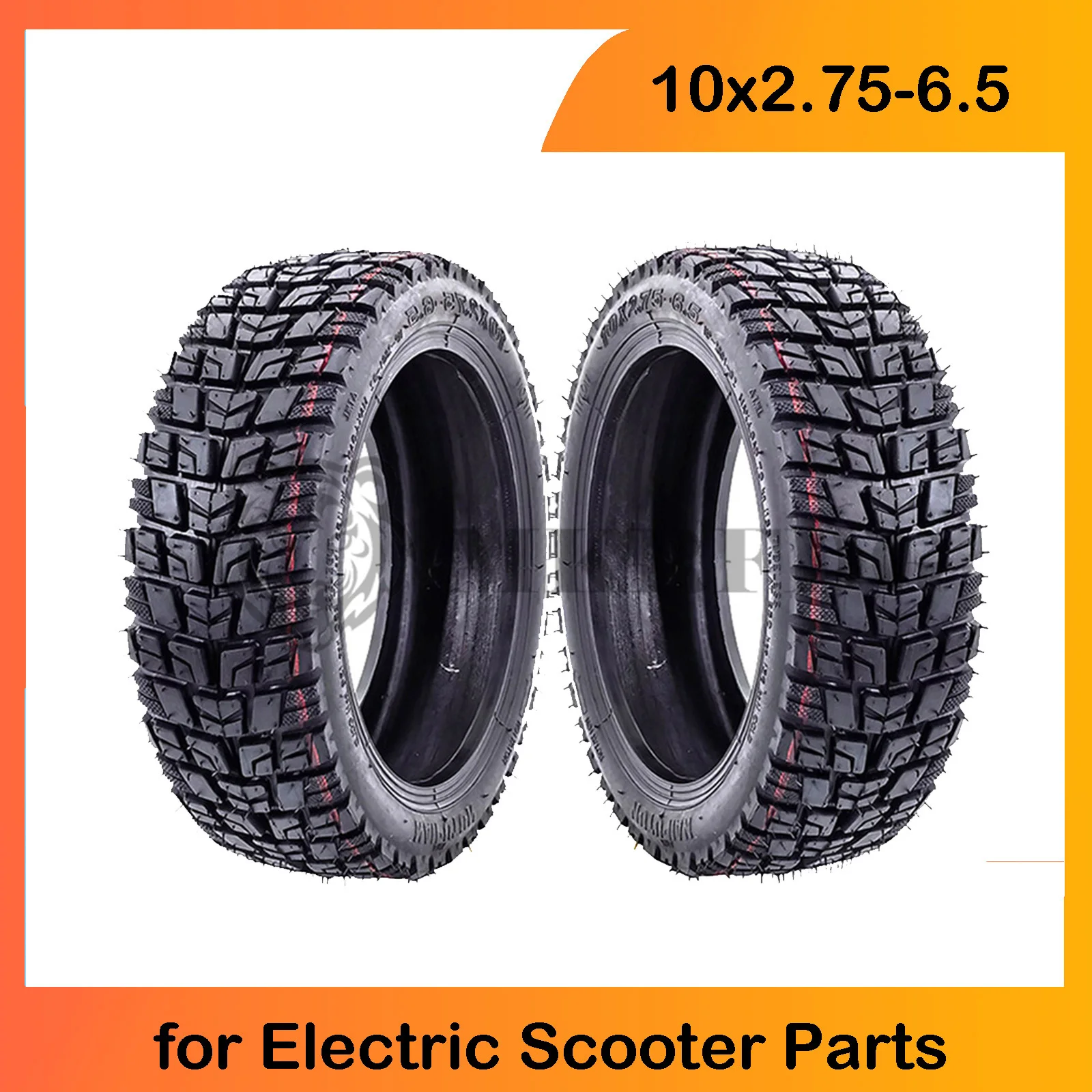 10x2.75-6.5 Vacuum Tire For Speedway 5 Dualtron 3 Electric Scooter 10 Inch 10*2.75-6.5 Tubeless Off-road Tire Parts