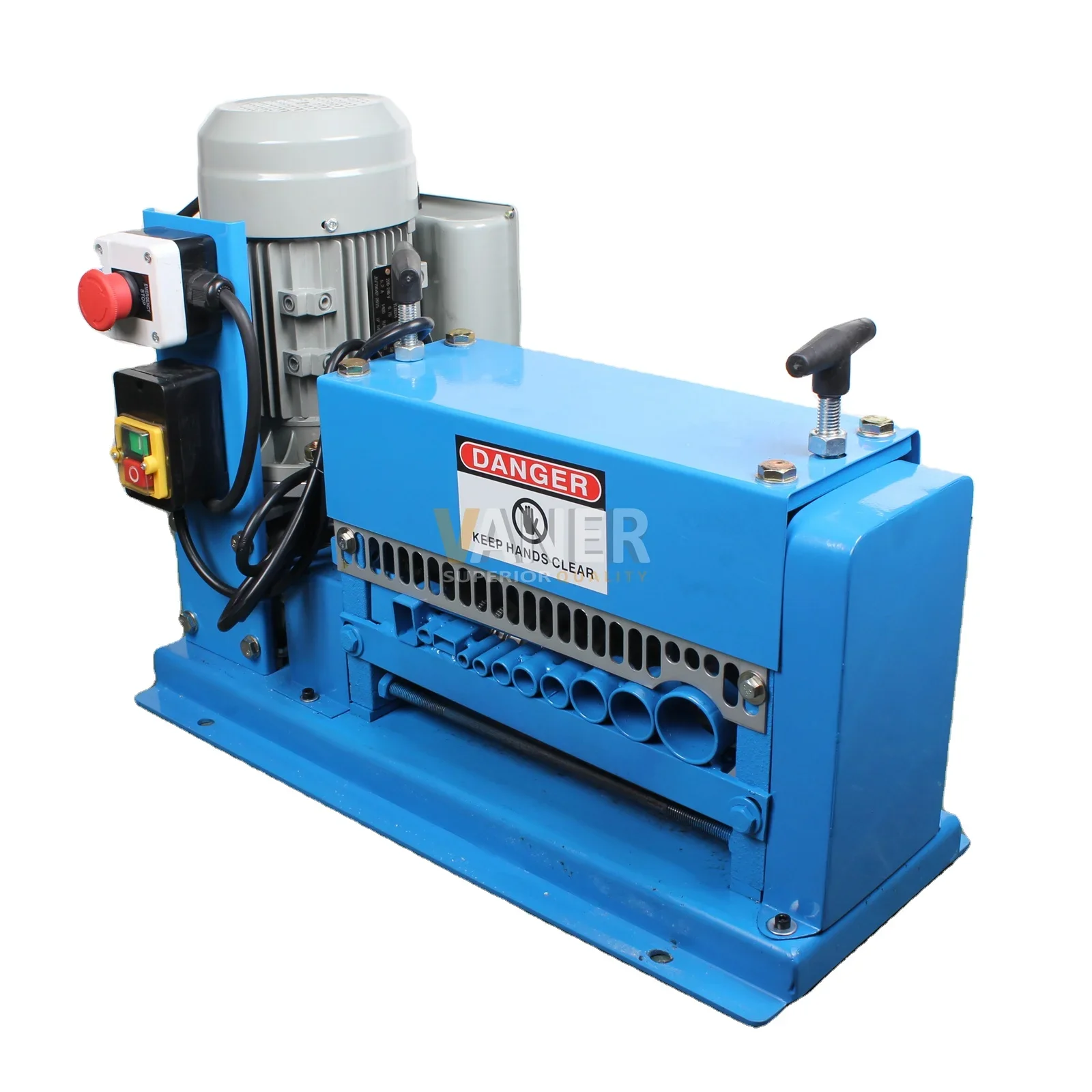 V-038M 1.5-38mm Hot Sale Full Automatic Wire Strip Wire Stripping Machine Used Plastic Insulation Cable Stripper