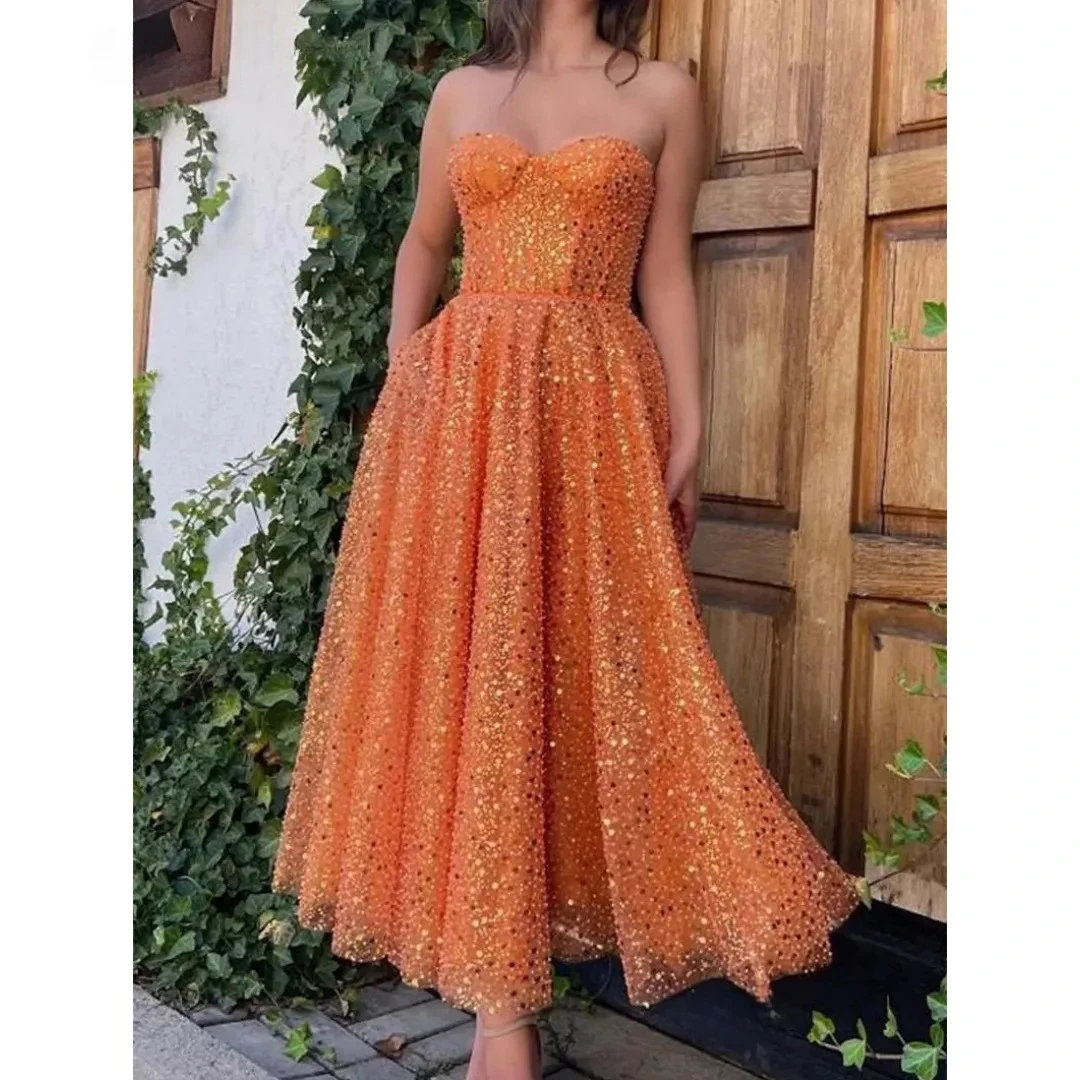 

Выпускные платья 2025 Женский халат Вечернее длинное элегантное вечернее платье Женские платья для вечеринок и свадебных бальных платьев по индивидуальному заказу