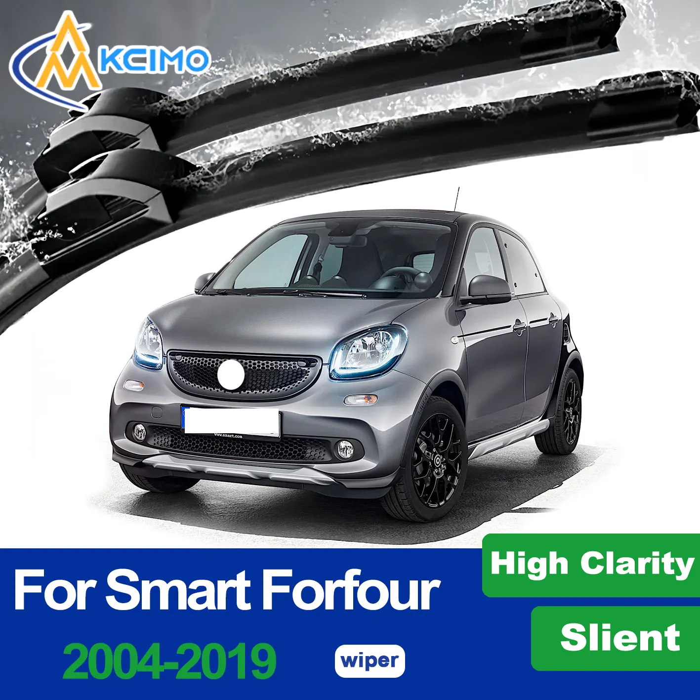 

For Smart Forfour 2004-2019 Windshield Wiper Clean Windshield Hose Window Deflector Car Accessories 2017 2018